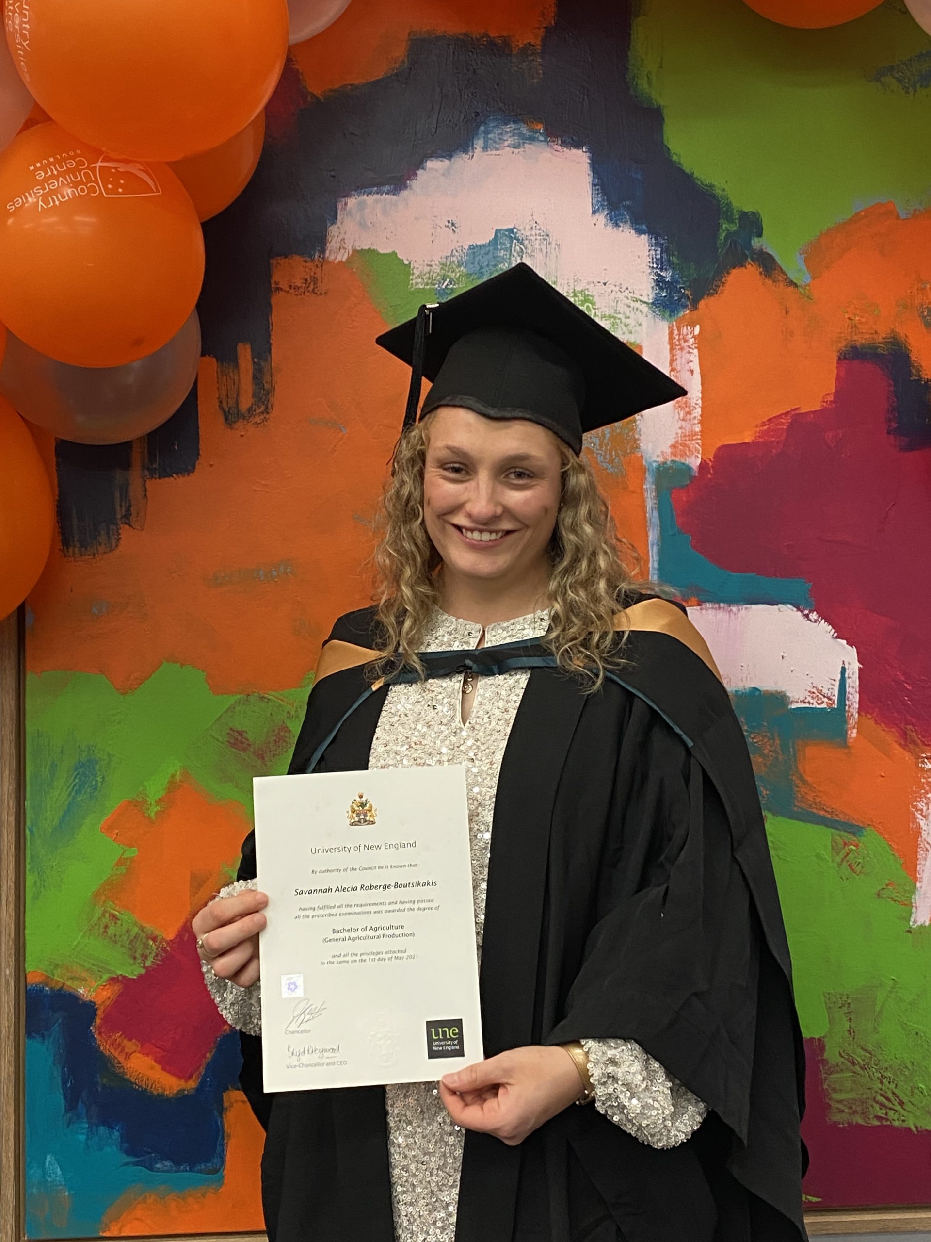 Graduate Savannah - Bachelor of Agriculture